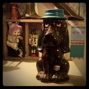 Vintage $ Puppy-bank $